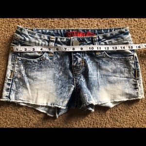 EUC Zanadi Acid Washed Jean Shorts